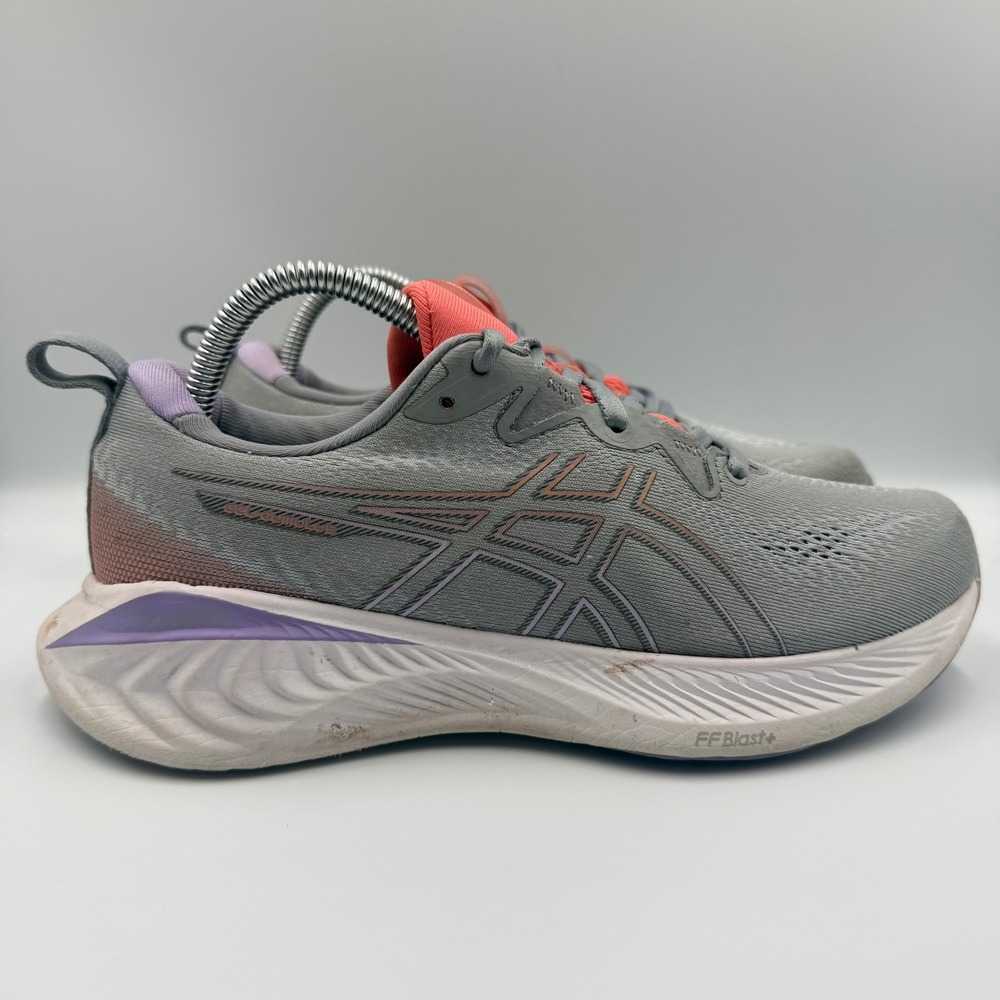 ASICS Gel-Cumulus 25 Women Size 8.5 Running Shoes 1012B441 Grey Pink
